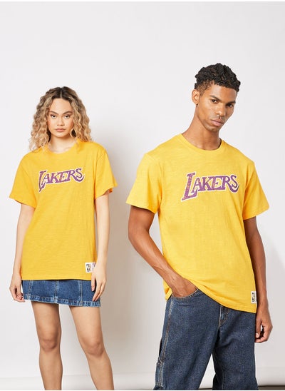 اشتري Unisex NBA Legendary Slub Lakers T-Shirt في الامارات