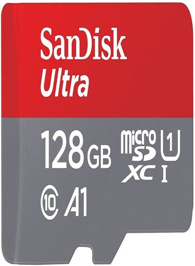 Buy SanDisk 128GB Ultra Micro SD Memory Card with Adapter - Speed 120MB/s in Egypt