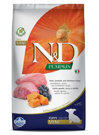 اشتري Lamb, Pumpkin and Blueberry Recipe Mini Puppy Food, 2.5 Kg في الامارات