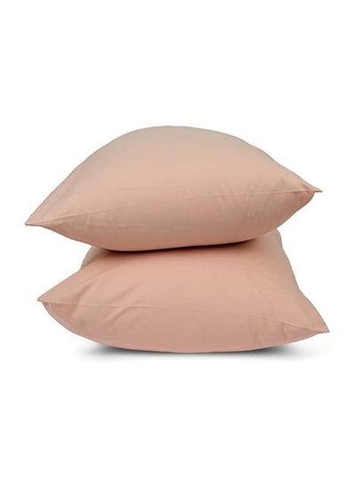 Buy Home of linen-Cotton Pillow Case set, Size 50*70cm, Pastal in Egypt