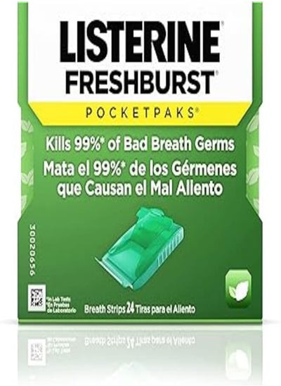 Buy Listerine Fresh Burst Mouth Freshener - 24 Breath Strips in Egypt