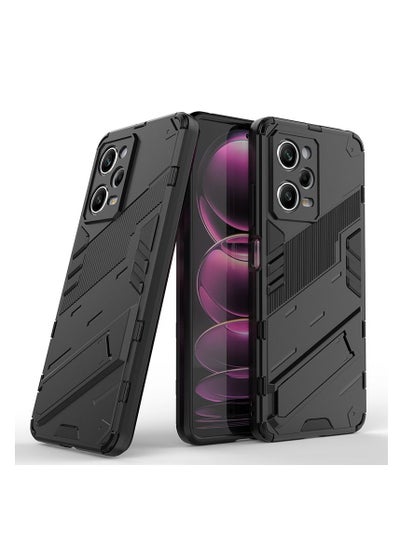 اشتري Shockproof Protection Phone Case for Redmi Note 12 Pro 5G/Xiaomi Poco X5 Pro 5G Black في الامارات