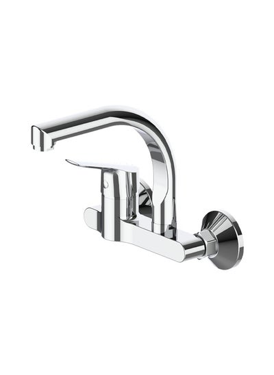 Buy Single Handle Chrome Kitchen Sink Faucet in UAE