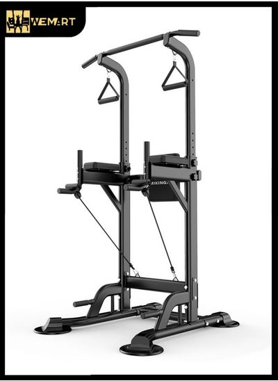 Buy Power Tower Pull Up Dip Station Assistive Trainer Multi-Function Home Gym Strength Training Fitness Equipment grip strength trainer 400KG in Saudi Arabia