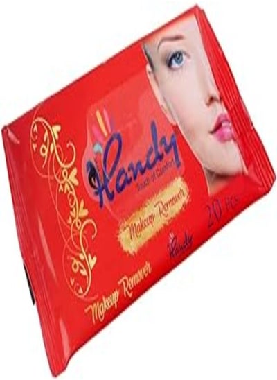 Buy Handy makeup remover wet wipes pack of 20 wipes in Egypt