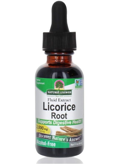 Buy Nature's Answer Licorice Root Supplement 2000 mg 30ml in Egypt