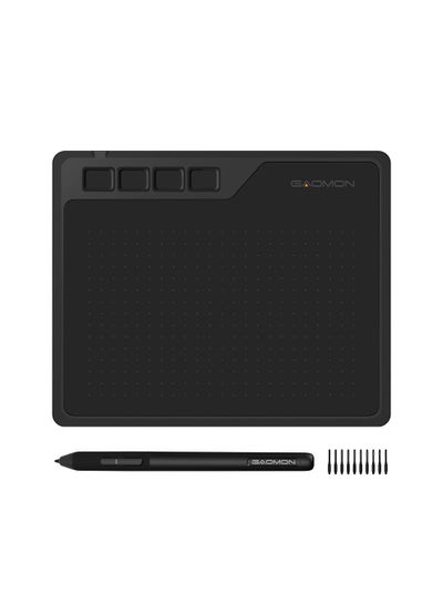 Buy 4 Inch Drawing Graphics Pen Tablet With 4 Express Keys and Battery Free Stylus 8192 Levels Pen Pressure for Windows and Android in Saudi Arabia