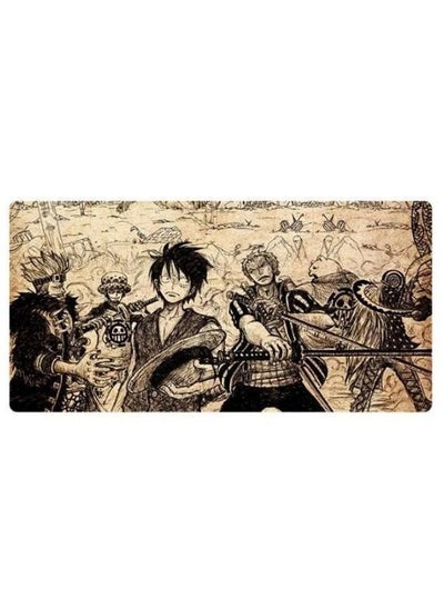 Buy Anime One Piece Theme Mouse Pad Multicolour in UAE