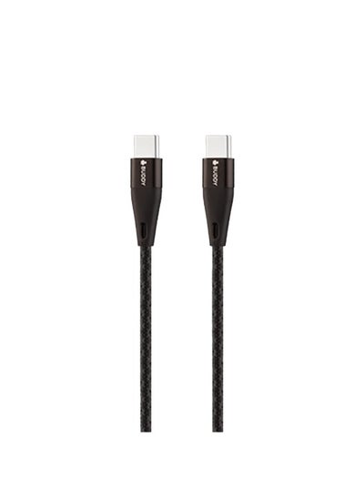 Buy CABLE TYPE-C TO TYPE-C 60W CT60 BLACK BUDDY in Egypt