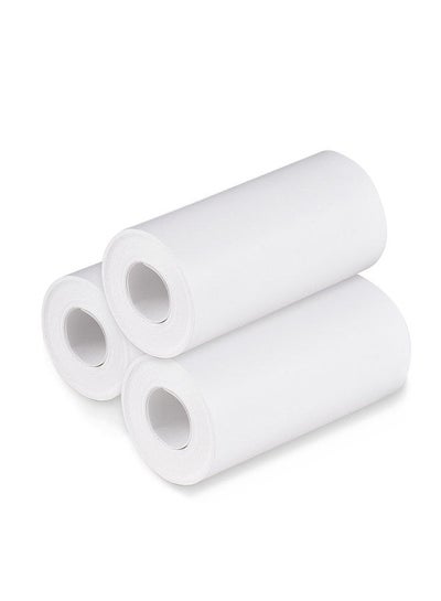 Buy Thermal Paper Roll 57*30mm Printing Paper for Label Printer Kids Instant Camera Refill Print Paper, Pack of 3 Rolls in Saudi Arabia