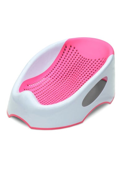 Buy Baby Bath Seat - Non-Slip Ergonomic Infant Bathtub Chair for Newborns and Toddlers- Pink in UAE