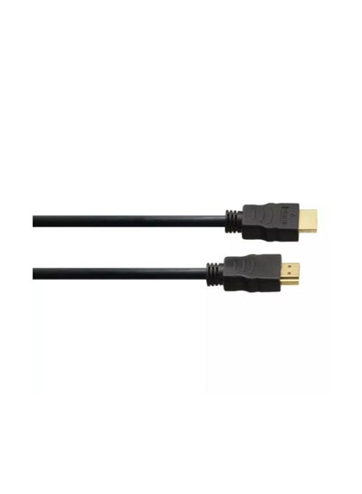 Buy HDMI To HDMI Cable 1meter Black in Saudi Arabia