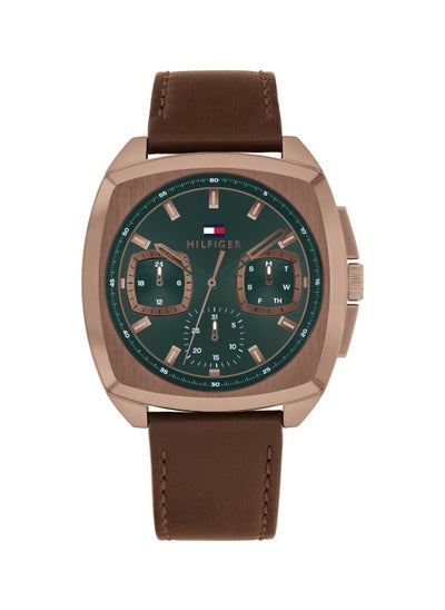 Buy Tonneau Analog Men's Green Case Watch - 1710557 in UAE