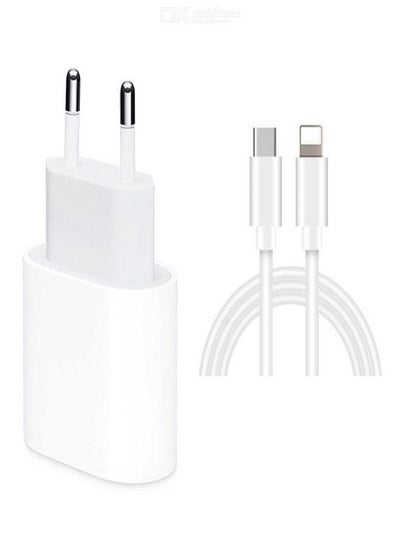 Buy 2 Pin USB-C Power Adapter With Charging Cable in UAE