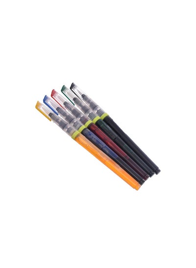 اشتري Elmaayergy L-50 MS-010 Set Of 5 Pieces Of Refillable Colour Pen Paint Brush With Durable Material, Suitable For School And Home في مصر