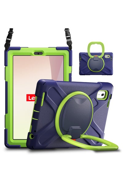 اشتري Back Cover Protect Case for Lenovo M9 TB-310FU 2023 Navyblue/Lime في الامارات