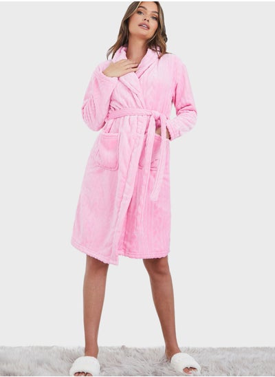 Buy Longline Tie Detail Robe in Saudi Arabia