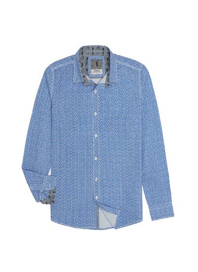 Buy Blue cotton shirt in Egypt