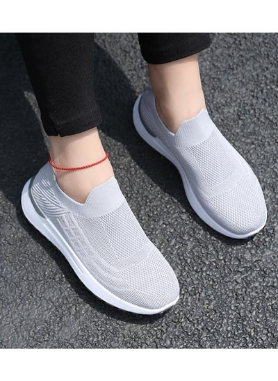 Buy Sports Shoes Women's Thick Sole Breathable Casual Shoes in UAE