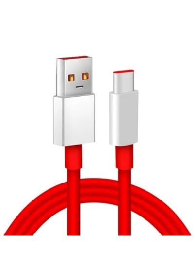 Buy "High-Speed USB Type-C Charger Cable for OnePlus 11, 10 Pro, 9 Series, 8 Series, Nord, and More - Fast Charging for All Compatible Models" in UAE