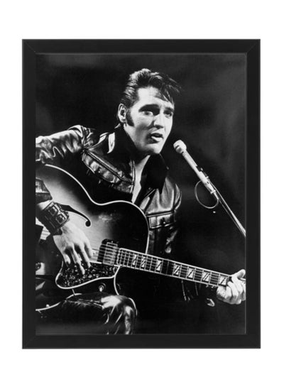 Buy Elvis Presley Poster with Frame 30x40cm in UAE