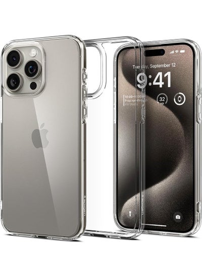 اشتري Ultra Hybrid for iPhone 15 Pro MAX Case Cover - Crystal Clear في الامارات