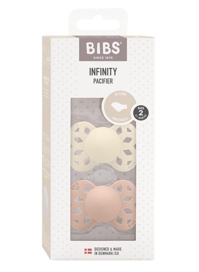 Buy BIBS Pacifier Infinity Anatomical Pack of 2 in Egypt