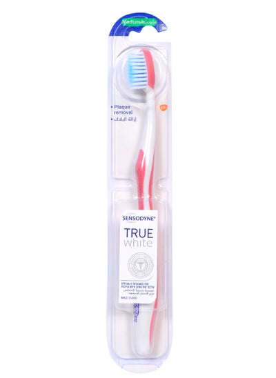 Buy Sensodyne True White Medium 1Toothbrush, Multicolor in Egypt