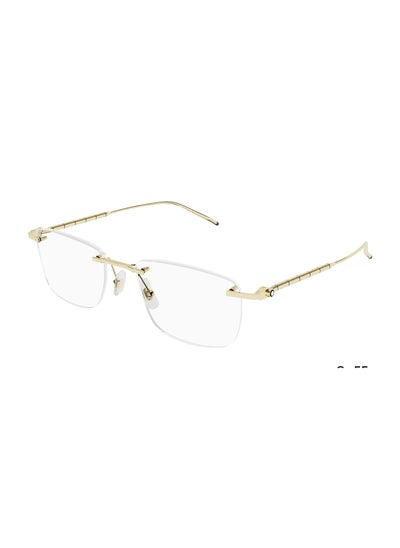 Buy Men's Square Eyeglass Frame - MB0215O 001 55 - Lens Size: 55 Mm in UAE