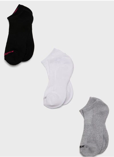 اشتري 3 Pack Terry No Show Socks في السعودية