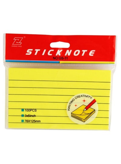 Buy SIMBA STICKY NOTE 125 × 76 MM 100 SHEET LINED in Egypt