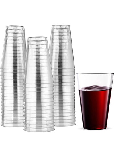 Buy 100 Pack 12 OZ Clear Plastic Cups Plastic in Egypt