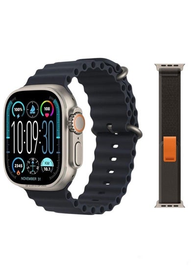 Buy HK9 ULTRA 2 Max Series 9 Wearfit Pro (2024) SmartWatch 2.12 Inch SUPER AMOLED Display Open AI Chat GPT GPS NFC Bluetooth V5 Call Wireless Charger in Egypt