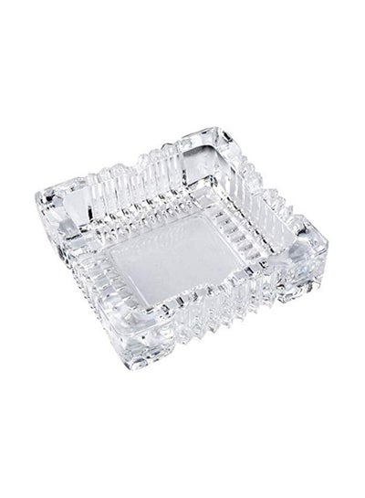 Buy 4 inch Ashtray,Square Tabletop Glass Ashtray Collectible Tribal Decoration in UAE