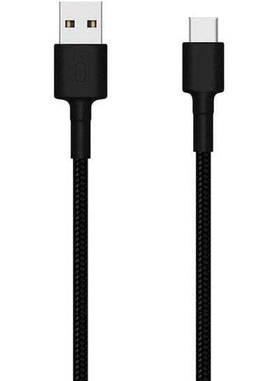Buy Xiaomi SJV4109GL Mi USB-C To USB-A Braided Cable - Black in Egypt