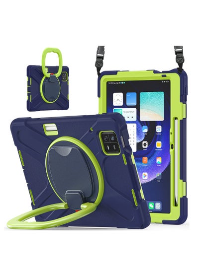 Buy Back Cover Protect Case for Mi Pad 6/ Mi Pad 6 Pro 11inch Navyblue/Lime in UAE