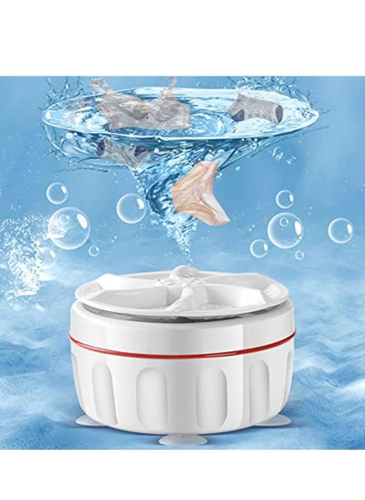 اشتري Portable Mini Washing Machine,Turbine Washing Machine Mini Washing with USB for Travel, Home, Business, College Room,Apartment في الامارات