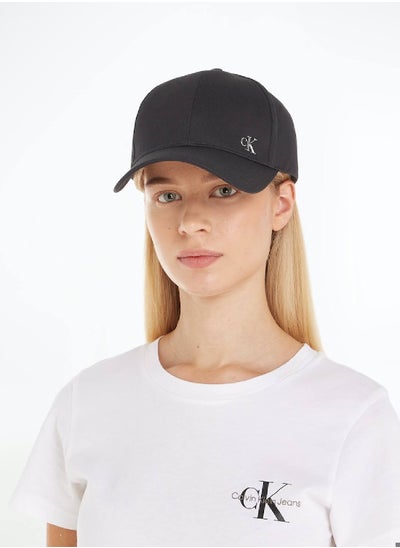 Buy Women's Seasonal Patch Cap - Cotton, Black in UAE