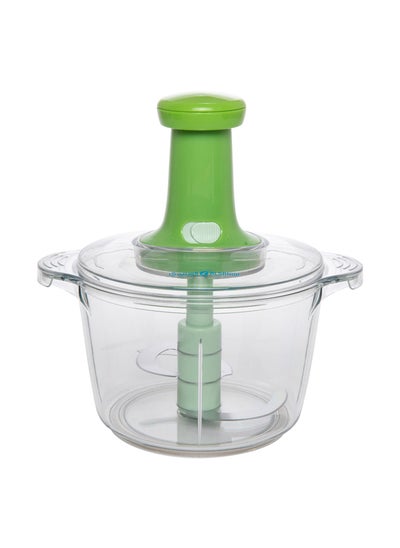 Buy Vegetables and fruit slicer, Manual Vegetables slicer, Green, Size 19*30.5 Cm capacity 2 L in Saudi Arabia