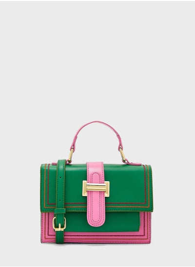 Buy Colourblock Satchel Bag in Saudi Arabia