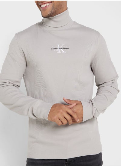 Buy Logo Roll Neck T-Shirt in UAE