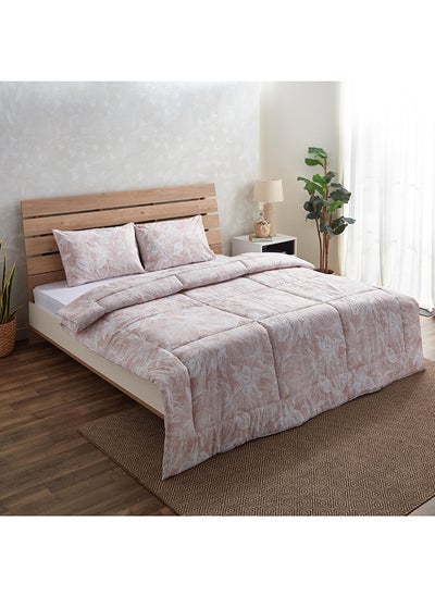 Buy Albania Fier 3-Piece Polycotton King Comforter Set 240 x 220 cm in UAE