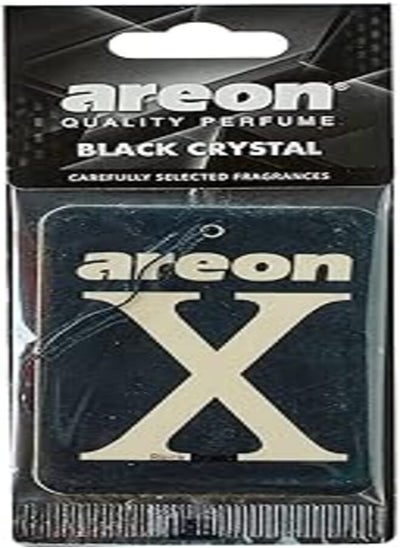 Buy Areon X black card freshener - black crystal- for car in Egypt