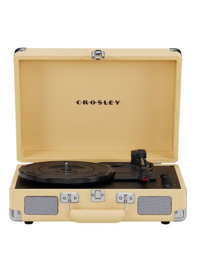 اشتري Crosley CR8005F-FW Cruiser Plus Vintage 3-Speed Bluetooth in/Out Suitcase Vinyl Record Player Turntable Fawn في الامارات