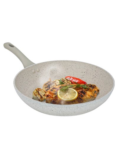 Buy Rocky Creamy Granite Frying Pan 28Cm in Saudi Arabia