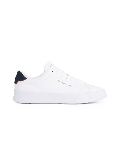 Buy Men's Th Court Sneakers - Leather, White in Saudi Arabia