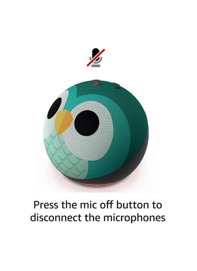 اشتري Echo Dot Kids supports Alexa a new design an account equipped with a parental control system in the form of a fifth generation owl a recent version في الامارات