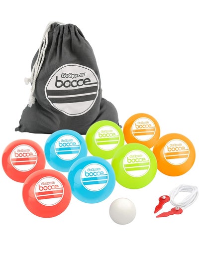 Buy GoSports 90 mm Soft Bocce Set Includes 8 Weighted Balls Pallino and Case Play Indoors or Outdoors in UAE