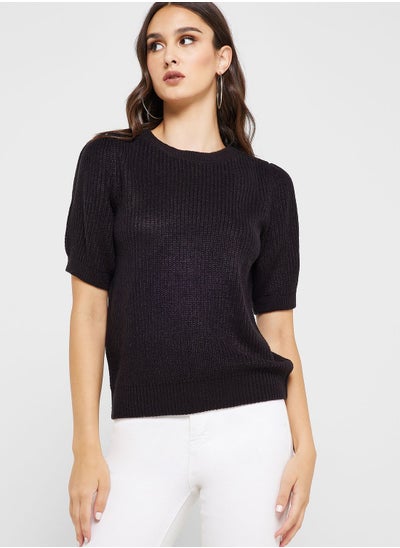 Buy Crew Neck Knitted Sweater in Saudi Arabia