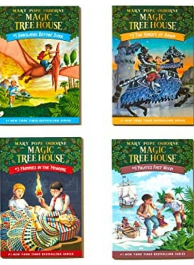 Buy Magic Tree House Boxed Set, Books 1-4: Dinosaurs Before Dark, The Knight at Dawn, Mummies in the Morning, and Pirates Past Noon in Egypt